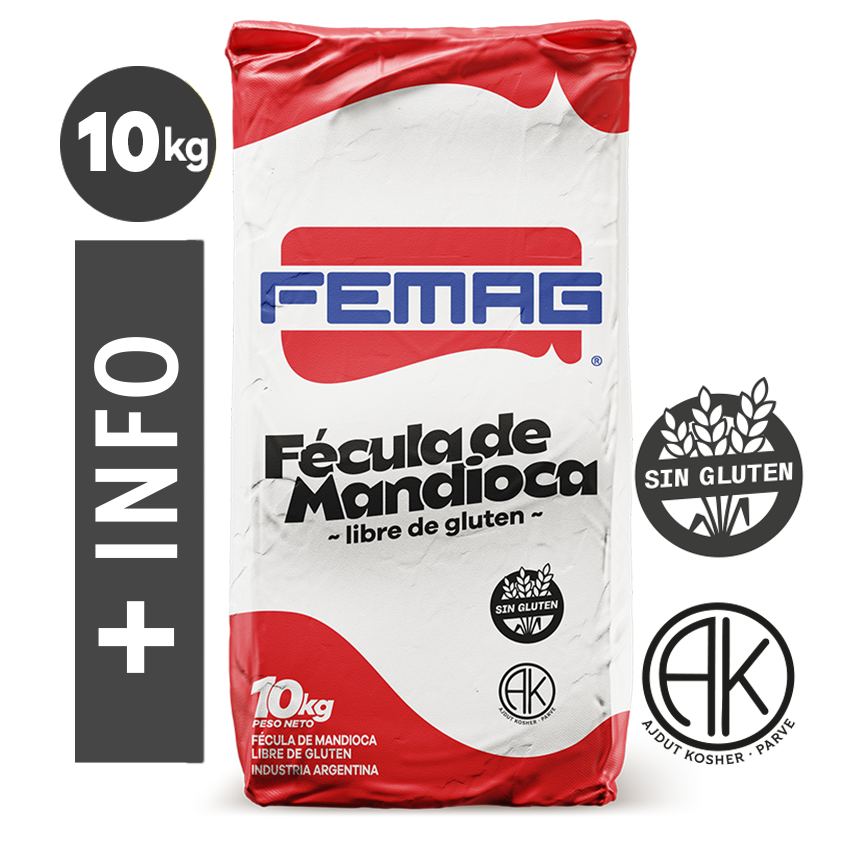 Fécula Femag 10 kg mandioca